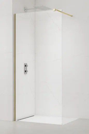Sprchová zástena Walk-in 130 cm SAT mosaz SATBWI130PRMO
