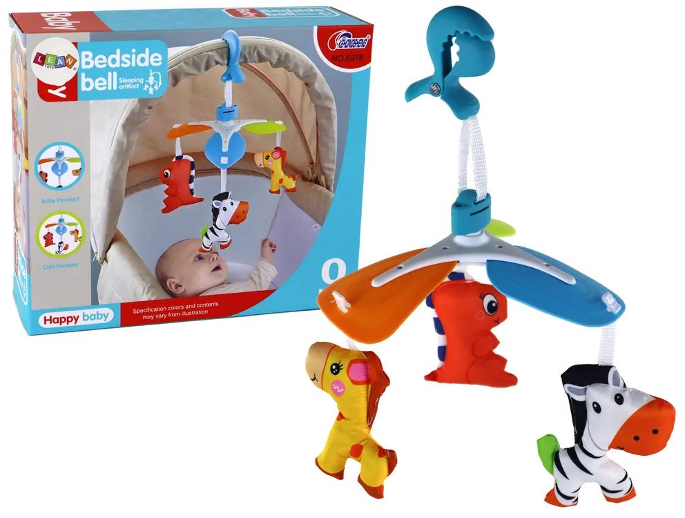 Lean Toys Detský kolotoč do postieľky - zvieratká