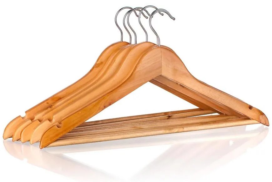 Vešiak drevený 6ks 22mc0106d