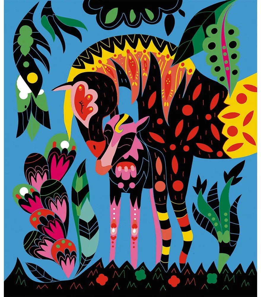 Atelier Maxi - vyškrabovacie obrázky kone a jednorožce