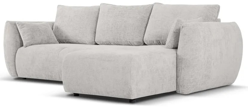 Svetlosivá rohová pohovka (pravý roh) Matera – Cosmopolitan Design