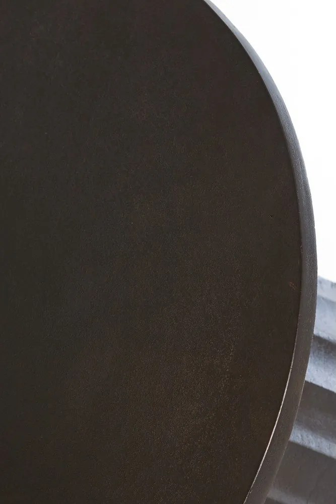 Kovový okrúhly odkladací stolík ø 60 cm Veglia – Light &amp; Living