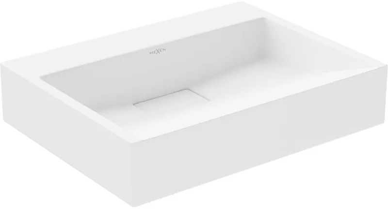 Mexen Ava, umývadlo na dosku z konglomerátu 50 x 38 cm, biela, 23015000