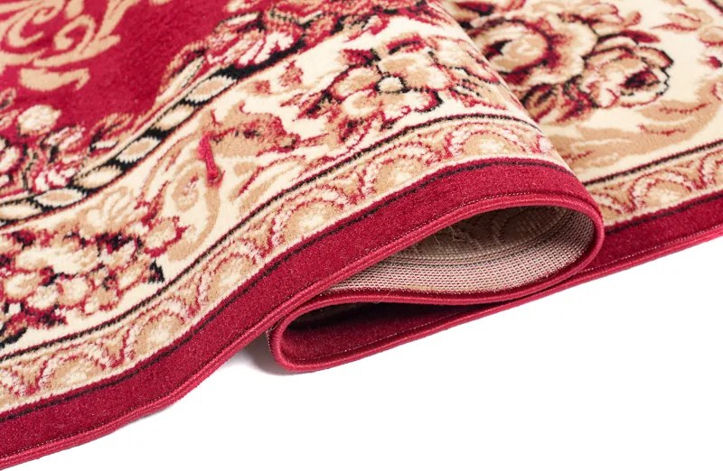 TA Koberec F739A ČERVENÝ ATLAS PP Rozmer: 160x230 cm