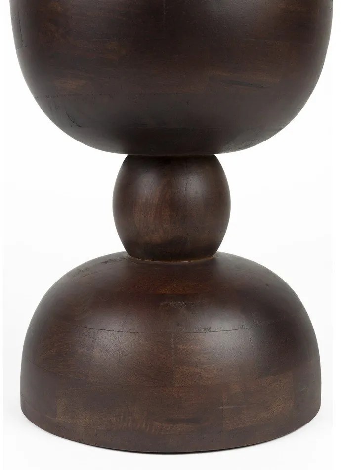 Okrúhly odkladací stolík z mangového dreva ø 30 cm Izzy – White Label