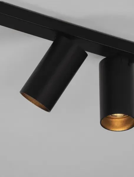 Minimalistické bodové svietidlo Oso 4 Čierna