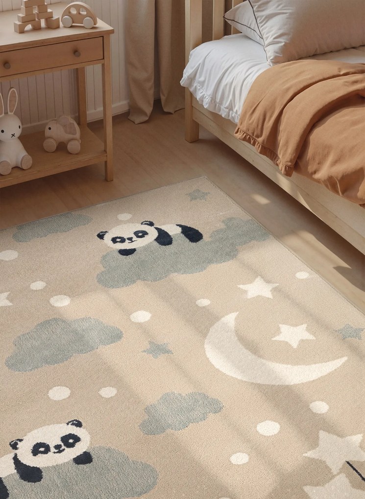 Hanse Home, Detský koberec Adventures 106428 Beige Multicolor, 120x170, béžová, detská izba