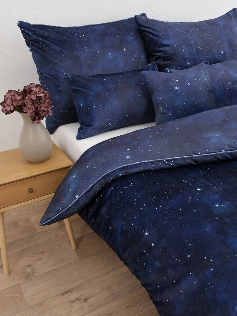 Francúzske obliečky mikroplyš Digital – Hviezdna obloha