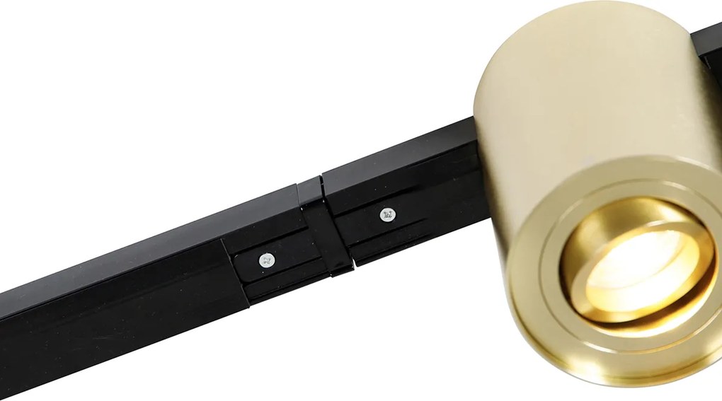 Koľajnicový systém zlato-čierny s 5 bodmi 1-fázový - Rondoo Up