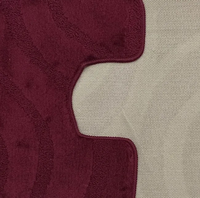 Sada kúpeľňových koberčekov Montana Symphony Aubergine