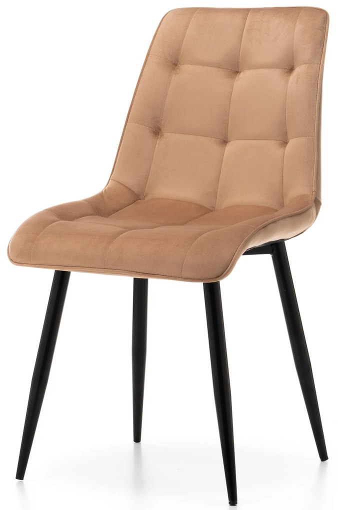 JAKS Jedálenská stolička Chic velvet béžová