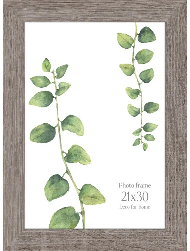 Sivý nástenný rámček Styler Narvik, 27 x 36 cm