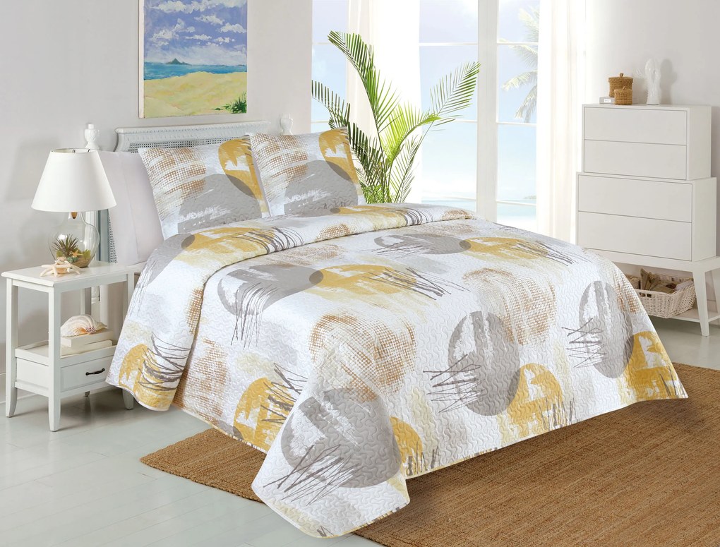 Prehoz na posteľ Ronda 220x240cm+2ks 45x45cm TiaHome