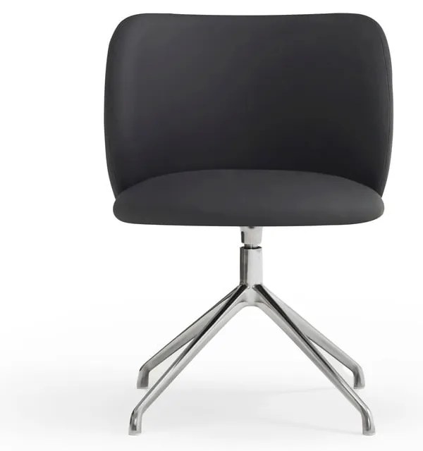 Čierne čalúnené jedálenské kreslo Mogi – Teulat