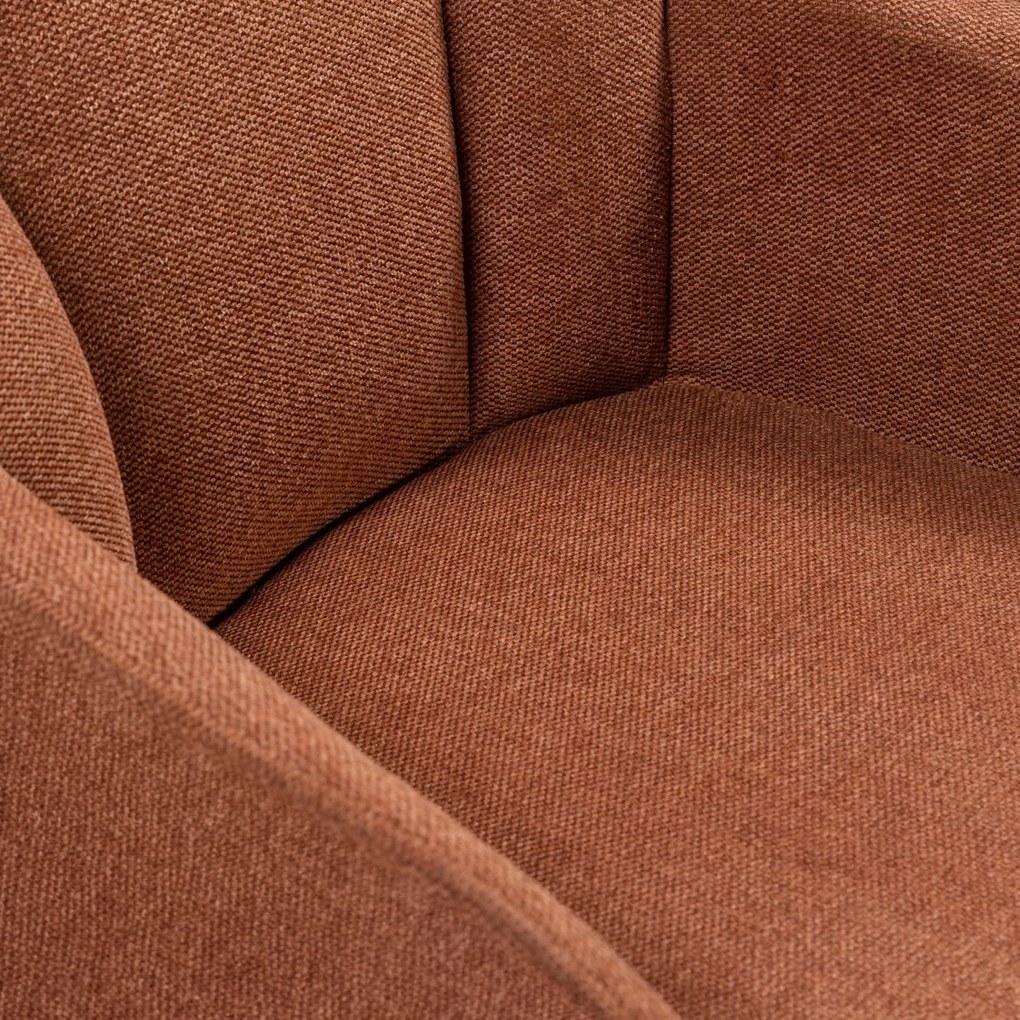 Jídelní křeslo Berisso měděné/černé