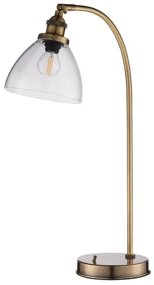 Endon 77859 - Stolová lampa HANSEN 1xE14/40W/230V mosadz