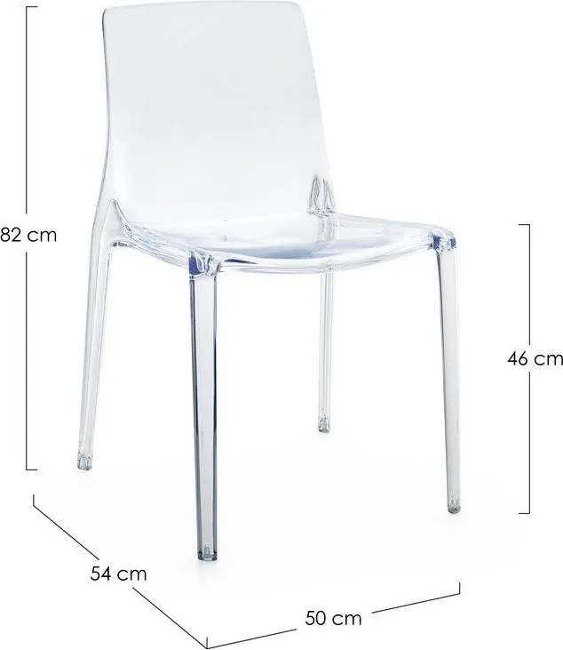 Plastová záhradná stolička Adele – Bizzotto