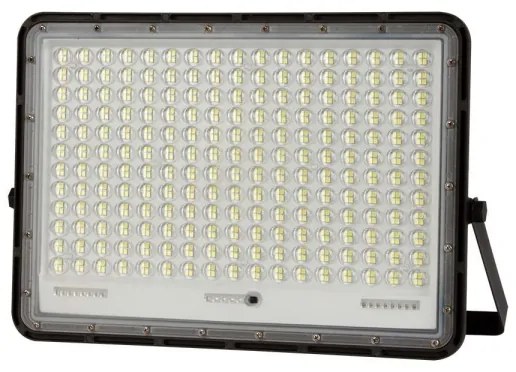 LED Vonkajší solárny reflektor LED/30W/3,2V 6400K čierna + DO
