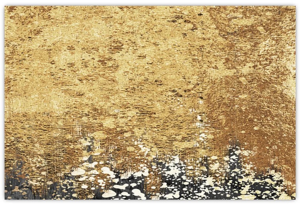 Obraz - Zlatá štruktúra N⁰3 (90x60 cm)