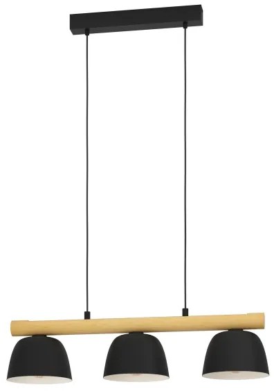 Eglo 43739 - Luster na lanku SHERBURN 3xE27/40W/230V