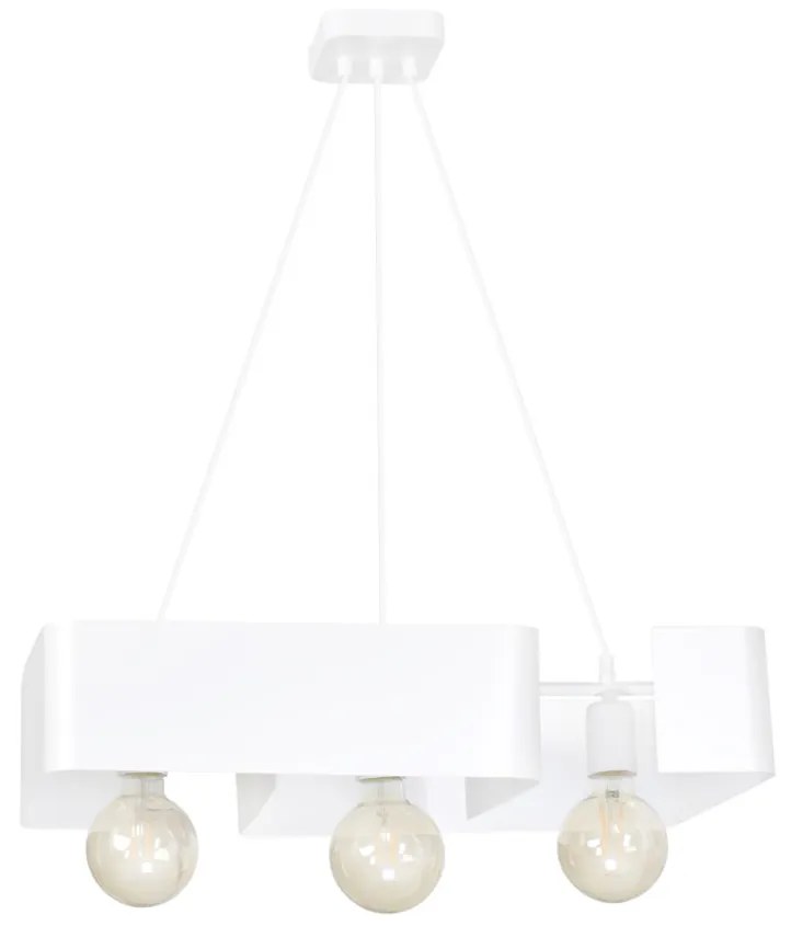 KOMA 3 | dizajnová závesná lampa Farba: Biela