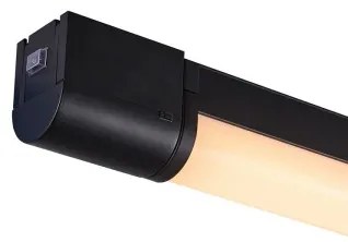 Nordlux - LED kúpeľňové osvetlenie zrkadla so zásuvkou LED/15W/230V IP44 68,4 cm čierne