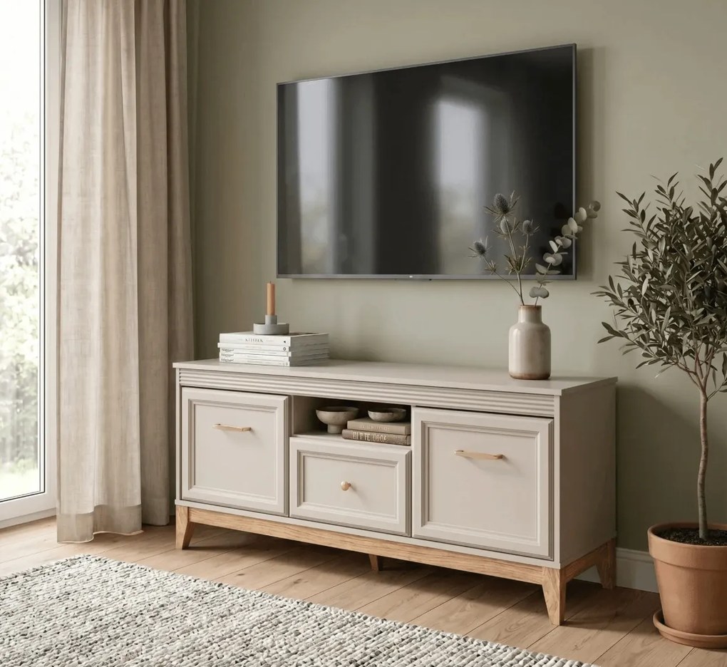 Tv stolík ANDREW 135 cm kašmír