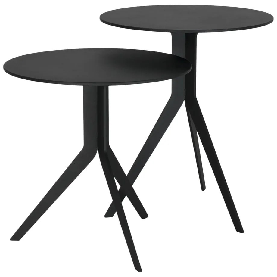Kovový okrúhly odkladací stolík ø 38 cm Daley – Spinder Design