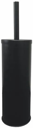 BISK Erga NIAGARA, toaletná WC kefa na postavenie 95x95x385mm, čierna matná, ERG-06068