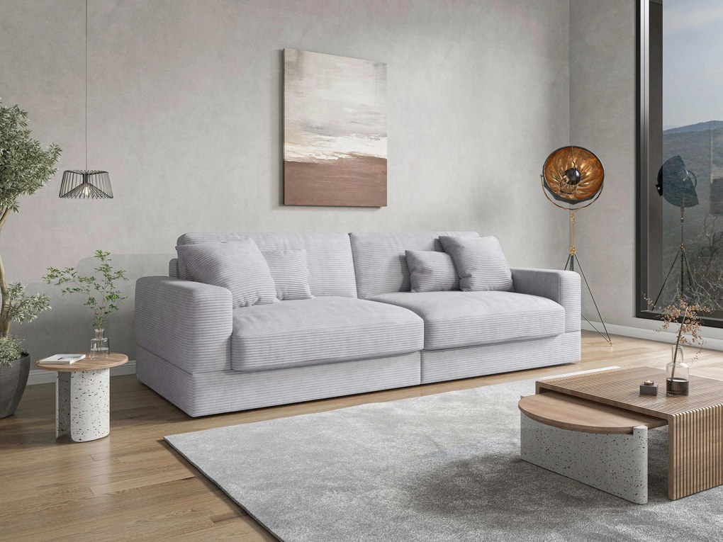 XXXLutz VEĽKÁ POHOVKA, textil, strieborná Sit & More - Sedačky - 000144027433