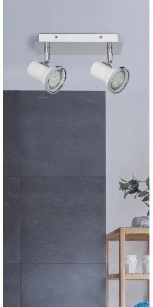 Rabalux 5498 - LED Kúpeľňové bodové svietidlo STEVE 2xGU10/4,5W/230V