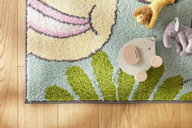 Detský koberec Funky Top Tig mätový