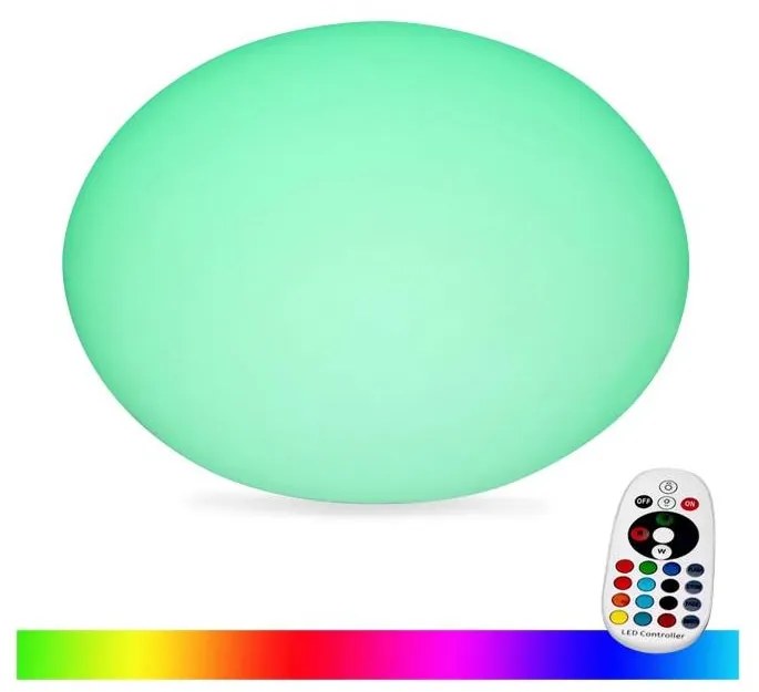 LED RGB stmievateľná vonkajšia lampa LED/1W/5V 1000 mAh 20cm IP67 + DO