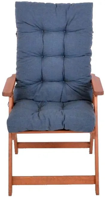 Vankúš pre vysokú stoličku PREMIUM 120 x 50 cm, tmavosivý