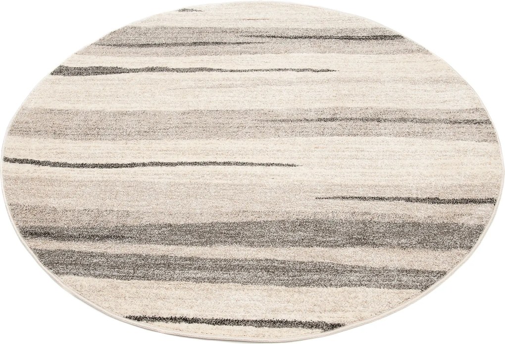 TA Koberec 3437A BÉŽOVÉ SARI KOLESO B1X Rozmer: 130x130 cm