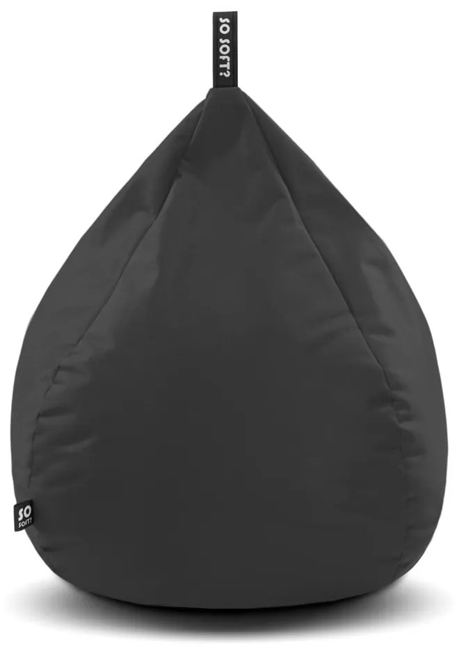 Červený detský sedací vak Drop M – So Soft?