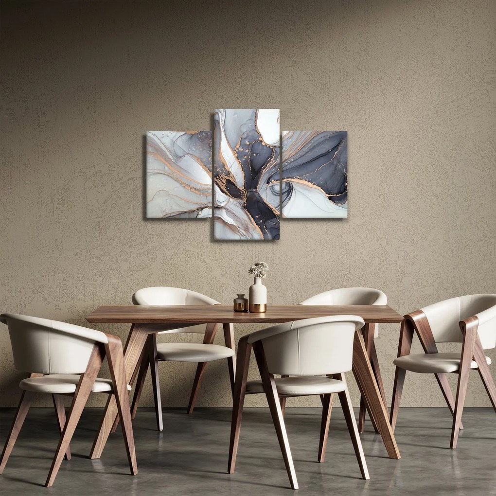 Obraz - Šedý mramor (90x60 cm)