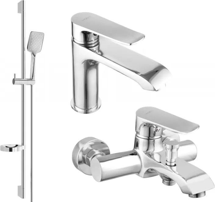 Mexen Pecos DS62 vaňová súprava, chrómová - 72703DS62-00