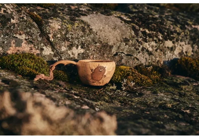 Hrnček kuksa Kupilka Stinky 0,12l, hnedý