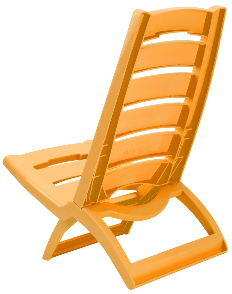 Plážové křeslo Tirreno žluté