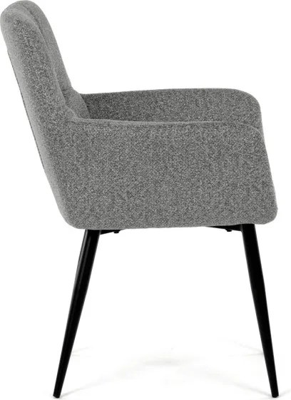 Jedálenská stolička sivá DCH-P3146 SIL2
