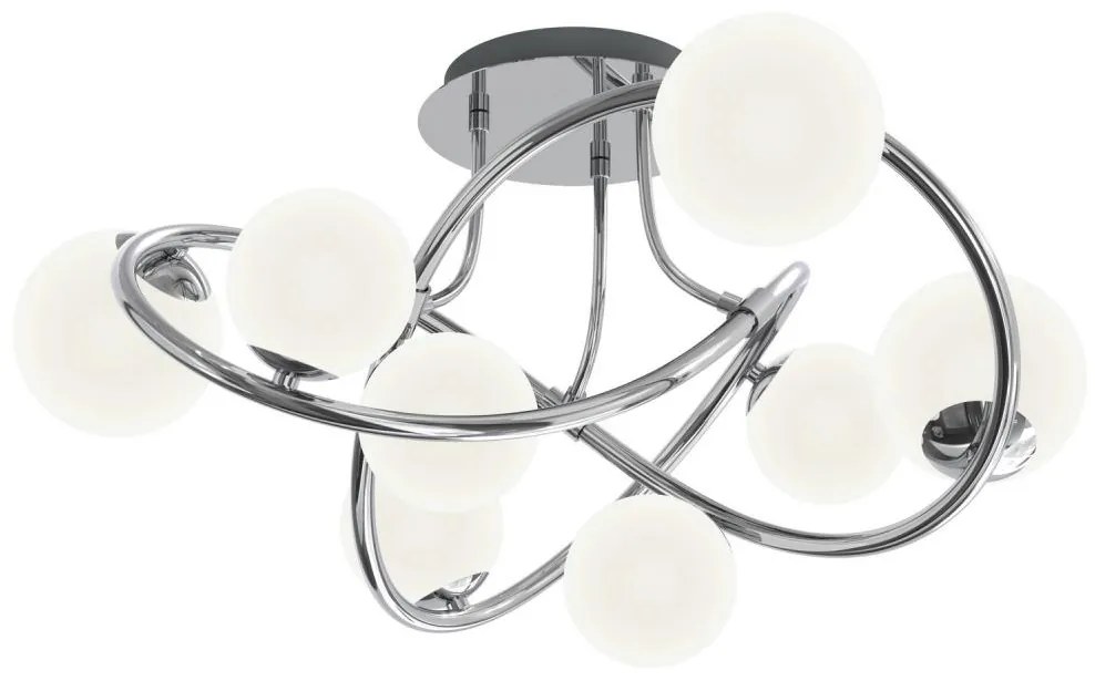 Wofi 9014-807 - LED Prisadený luster NANCY 8xG9/3,5W/230V lesklý chróm