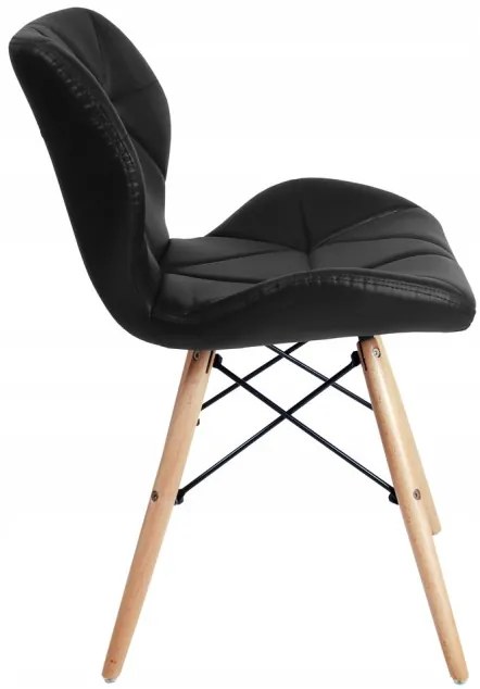 Jedálenská stolička MURET čierna