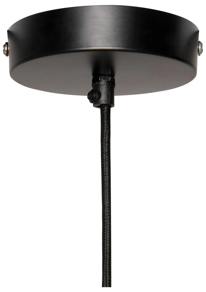 Závesná lampa čierna IGUAMO Beliani