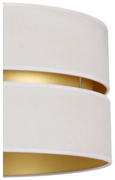 Duolla - Luster na lanku DUO 1xE27/15W/230V pr. 40 cm krémová/zlatá