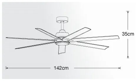 Lucci air 213182 - LED Stropný ventilátor ATLANTA 1xGX53/12W/230V biela + DO