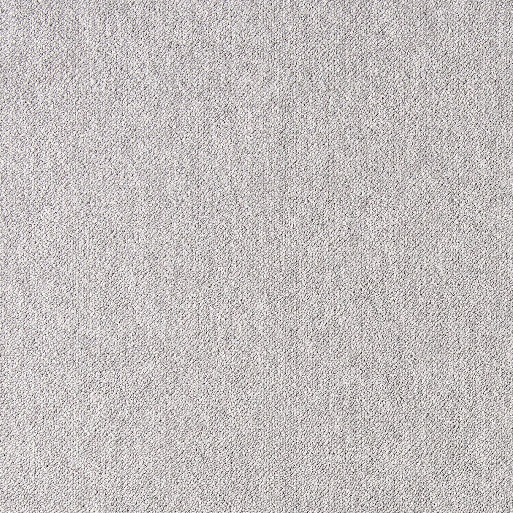 Tapibel, Metrážny koberec Cobalt SDN 64041 - AB svetlo šedý, záťažový, na mieru, šíře 4m, šedá, ab (mriežka), chodba / predsieň