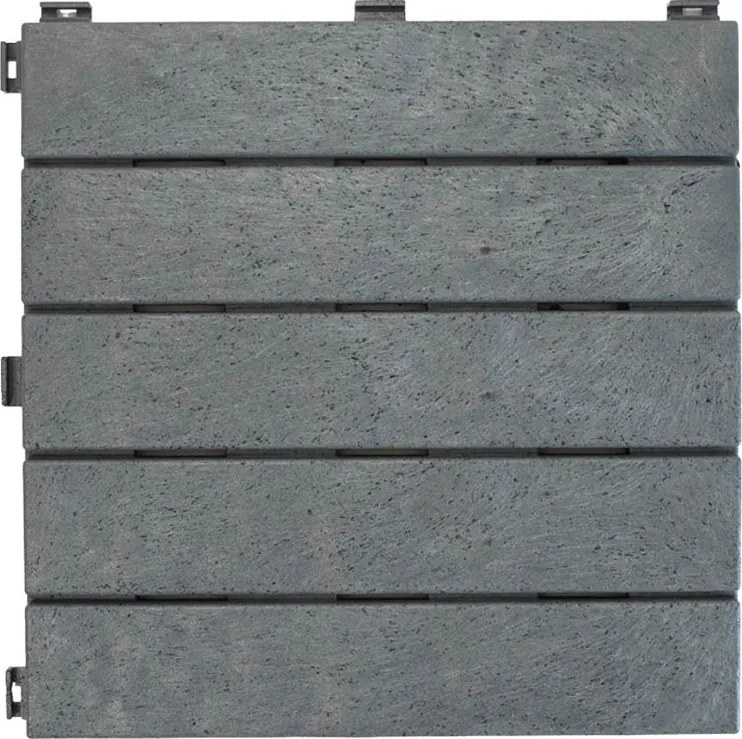 Gumová dlaždica NATURAL STONE 30 x 30 cm, sivá MHEU5100446