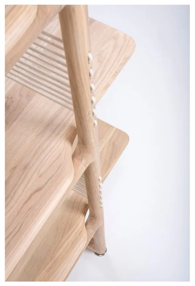 Knižnica z masívneho dubového dreva Gazzda Muse, výška 216 cm