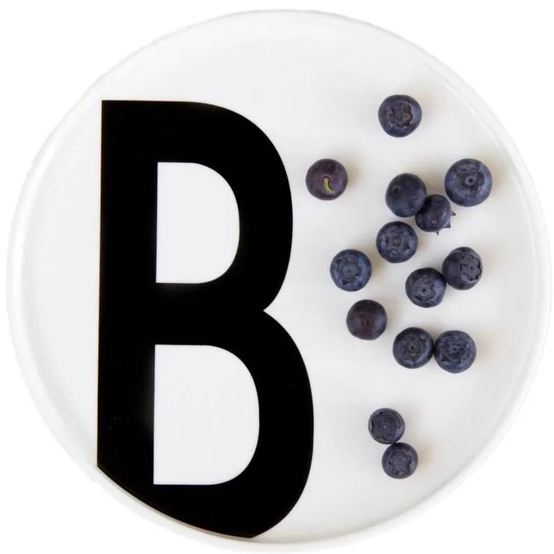 DESIGN LETTERS Porcelánový tanier Letters 20 cm W